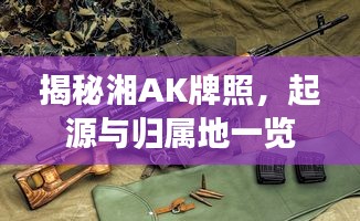 揭秘湘AK牌照，起源與歸屬地一覽