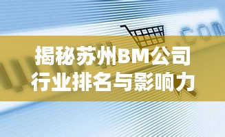 揭秘蘇州BM公司行業(yè)排名與影響力，引領(lǐng)潮流的企業(yè)巨頭