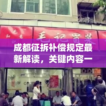 成都征拆補(bǔ)償規(guī)定最新解讀，關(guān)鍵內(nèi)容一網(wǎng)打盡！