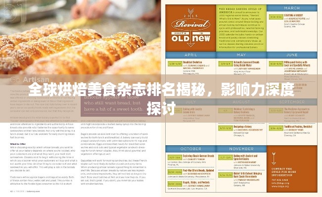 全球烘焙美食雜志排名揭秘，影響力深度探討