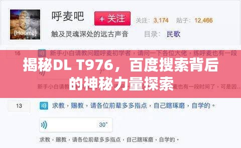 揭秘DL T976，百度搜索背后的神秘力量探索