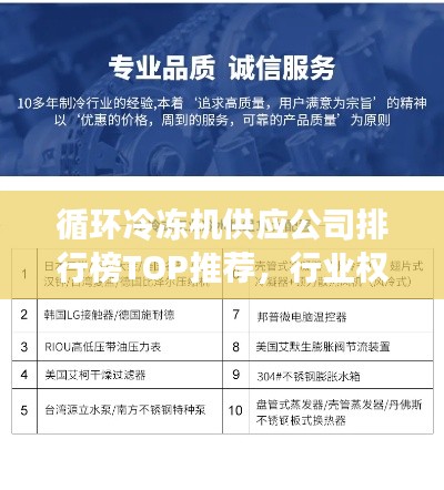 循環(huán)冷凍機(jī)供應(yīng)公司排行榜TOP推薦，行業(yè)權(quán)威指南！