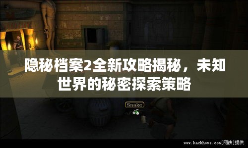 隱秘檔案2全新攻略揭秘，未知世界的秘密探索策略