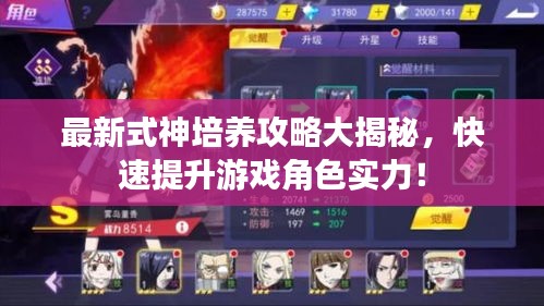 最新式神培養(yǎng)攻略大揭秘，快速提升游戲角色實(shí)力！