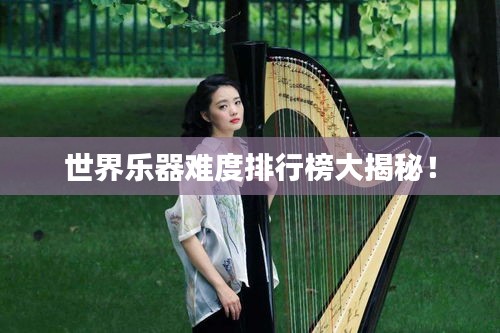 世界樂器難度排行榜大揭秘！
