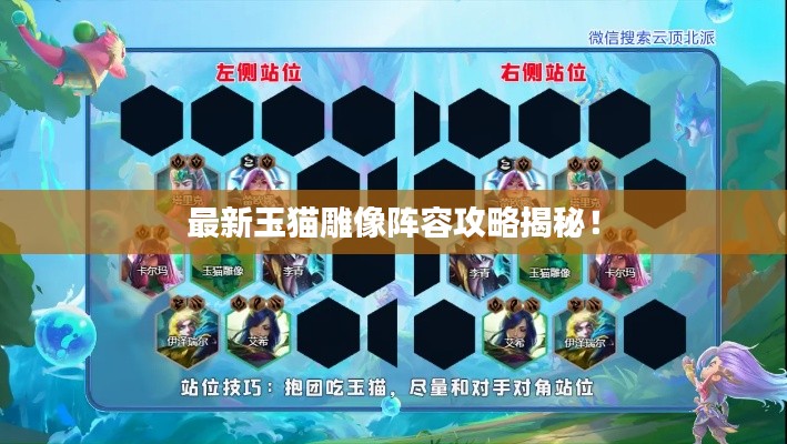 最新玉貓雕像陣容攻略揭秘！