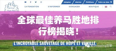 全球最佳養(yǎng)馬勝地排行榜揭曉！