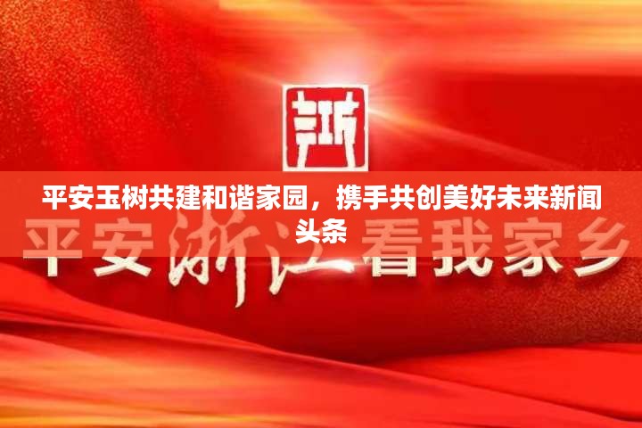 平安玉樹共建和諧家園，攜手共創(chuàng)美好未來新聞?lì)^條